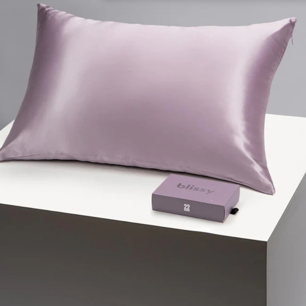 Blissy Standard Mulberry Silk Pillowcase Lavender New In Box
